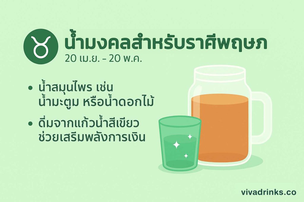น้ำเสริมดวงราศีพฤษภ2025-viva blog